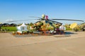 Helicopter Mi-28NE Ã¢â¬ÅNight HunterÃ¢â¬Â - Russian attack helicopter Royalty Free Stock Photo